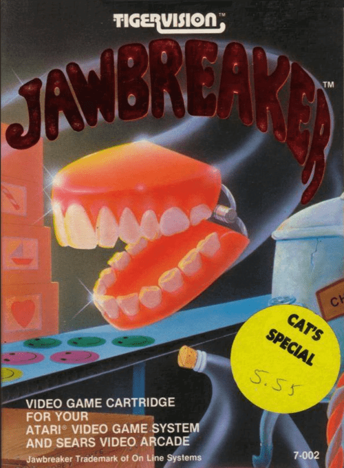 Jawbreaker box art for Atari 2600